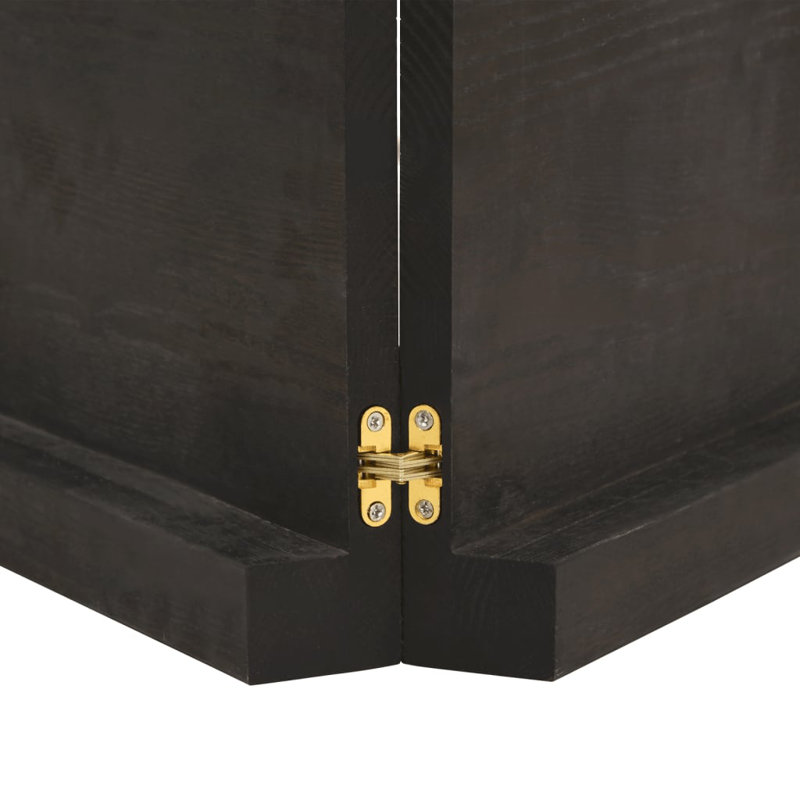 Table Top Solid Wood Oak, 60cm H x 180cm W x 6cm D, Dark Brown