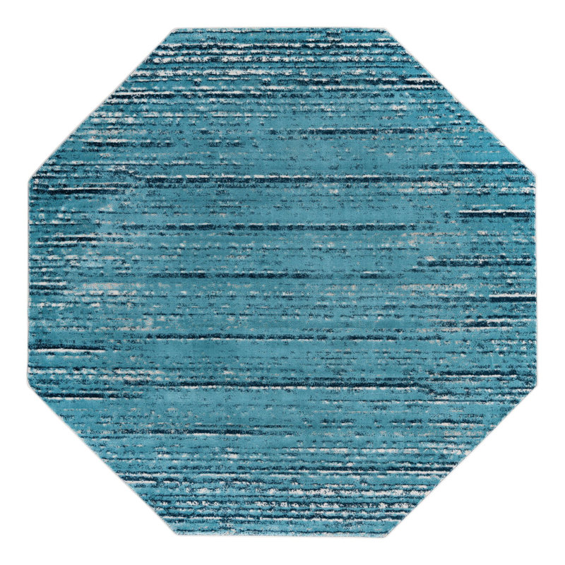 Abstract Indoor Rug, Octagon 7' x 7'