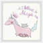 «Fausley Heart Tummy Unicorn», reproduction encadrée-2106722158