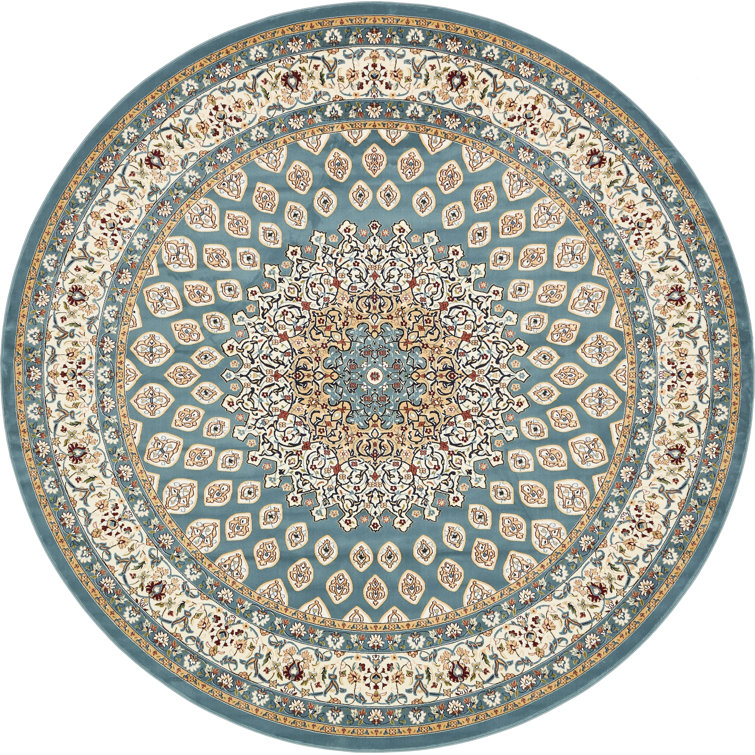 Tapis ivoire / bleu Jackson Jackson