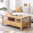 Burlywood Solid Wood Rectangular Coffee Table-202012383