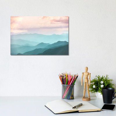 «Smoky Mountain National Park Sunset Layers II», reproduction d'art mural