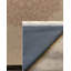 Tapis beige en coton et polyester à imprimé numérique Mandala Collection-1994530768
