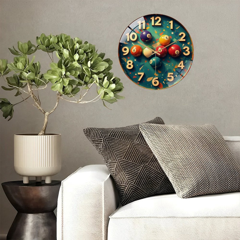 Horloge murale 12 po