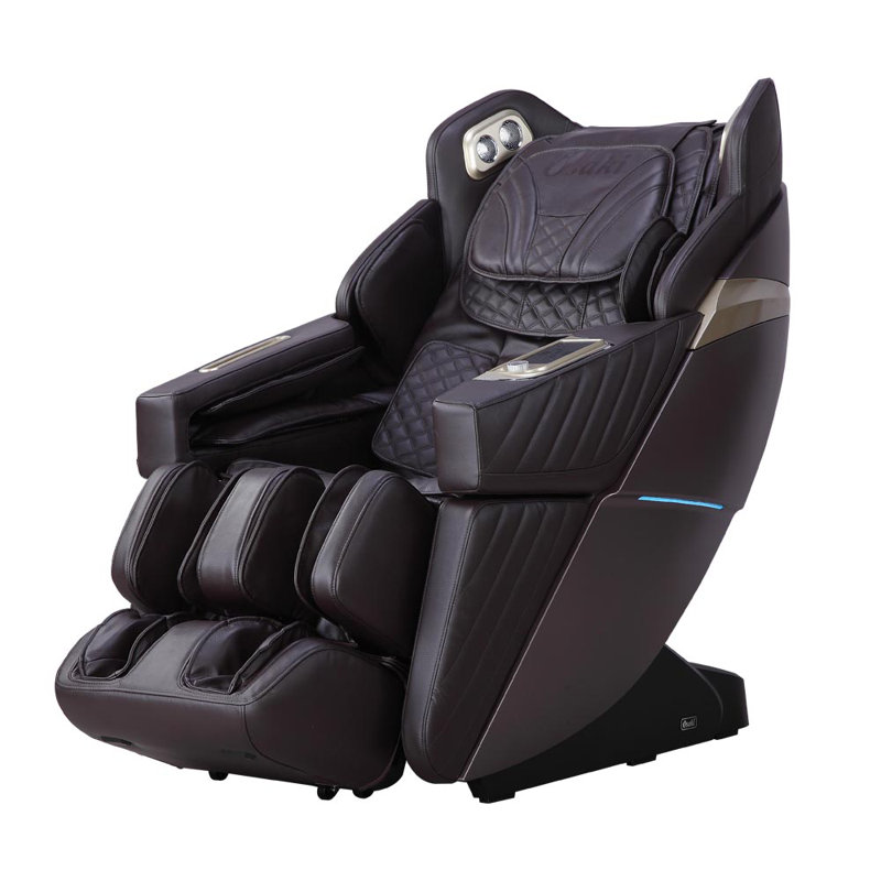 Fauteuil de massage OS-3D Hamilton LE, Similicuir brun