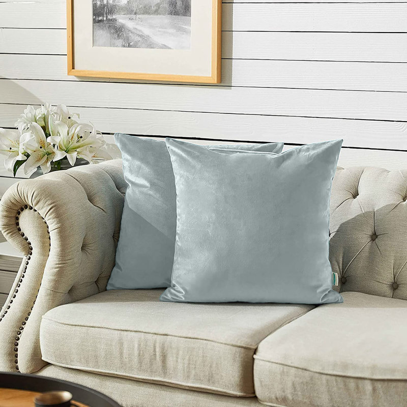 Pillow Cover, Light Gray, 18" x 18"