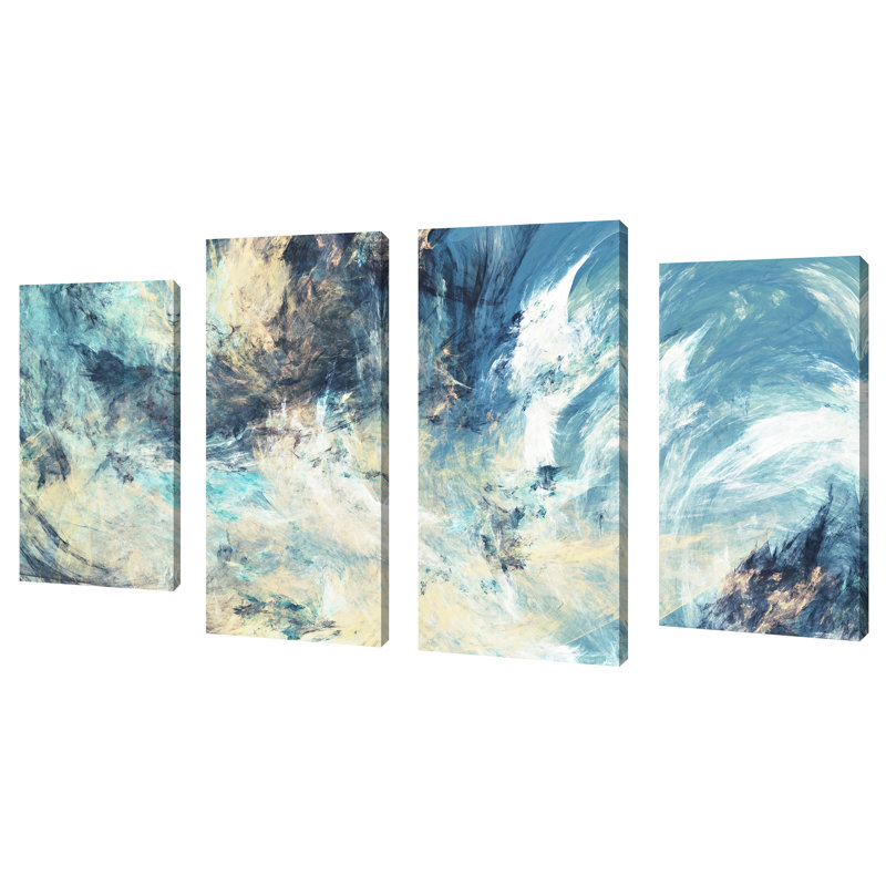 " Feeling " 4 - Pieces, 30" H x 56" W x 1" D