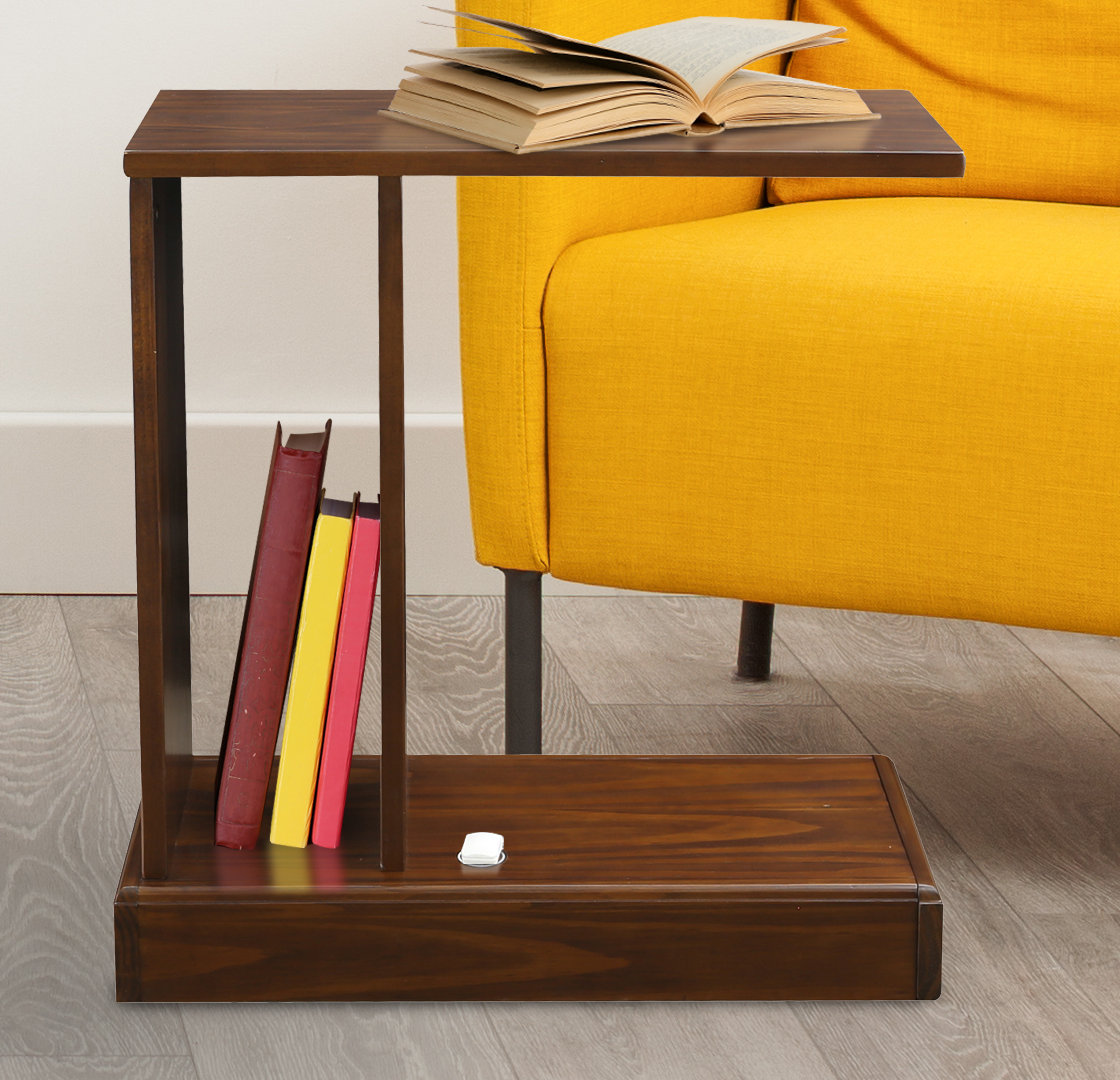 Red Barrel Studio® Unadilla Solid Wood Top C Table End Table & Reviews