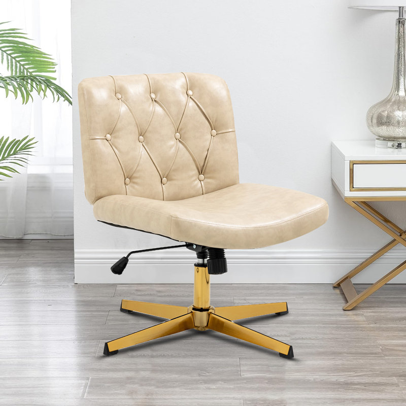 Chaise de travail Medwyn, Abricot