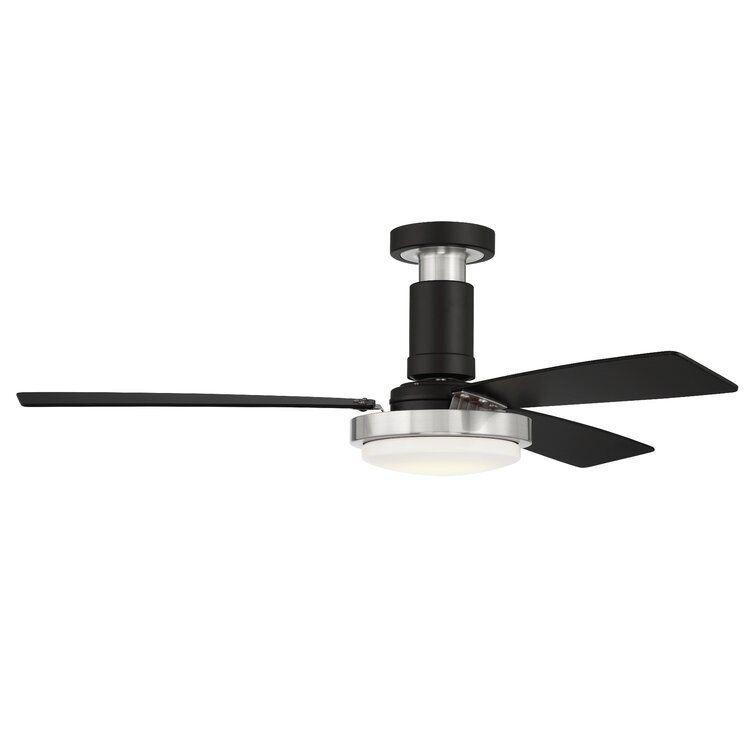 52" Medeea 3 - Blade LED Smart Propeller Ceiling Fan with Light Kit Included