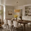 3 - Light Unique/Statement Drum Chandelier With Wood Accent-341236073