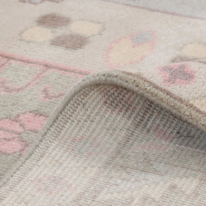 Hamadan Hand Knotted Area Rug in Gray, Rectangle 8' x 10'