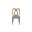 Chaise à dossier sculpté (ensemble de 2)