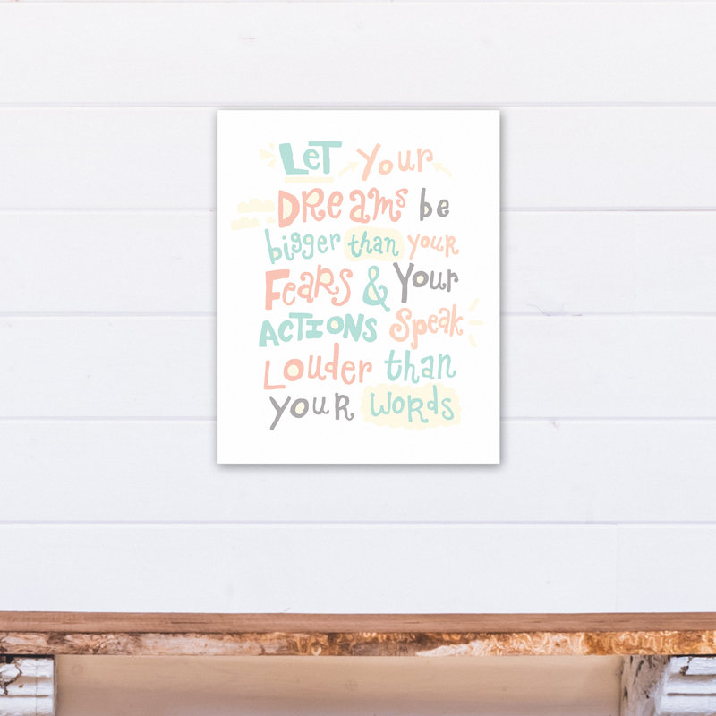 Art sur toile rêve Blount, H 20 po x l 16 po x P 1,25 po