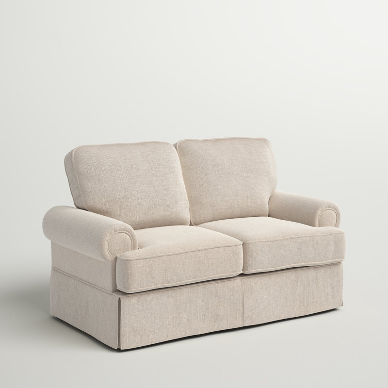 Fogg Upholstered 66'' Loveseat, Beige