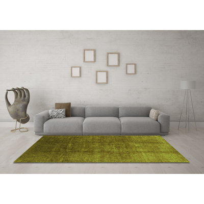 Tapis vert moyen lavable 1230 Mid-Century