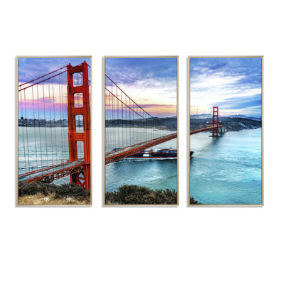 " Golden Gate In San Francisco " 3 - Pieces
