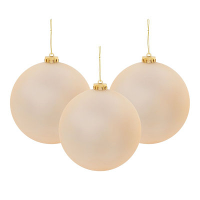 15cm Solid Colour Shatterproof Bauble