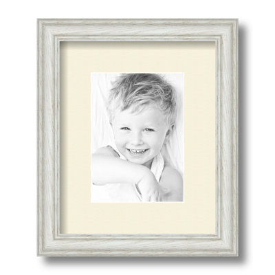 Wood Matte Picture Frame with Mat
