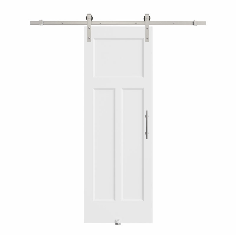 Porte de grange coulissante en bois 80 po H 3 po, 28 po x 80 po