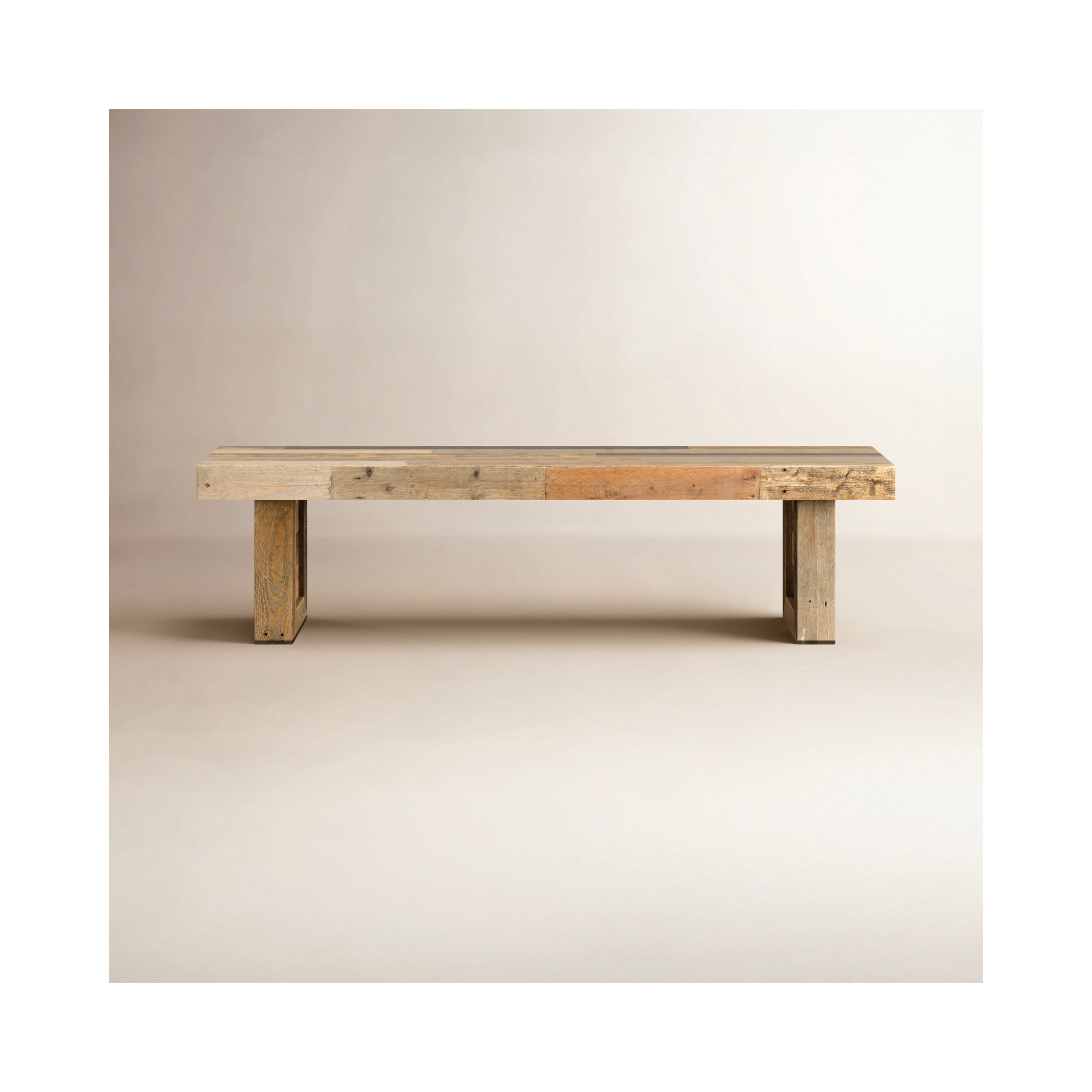 Lafond Bench, Natural, 18" H x 71" W x 15" D