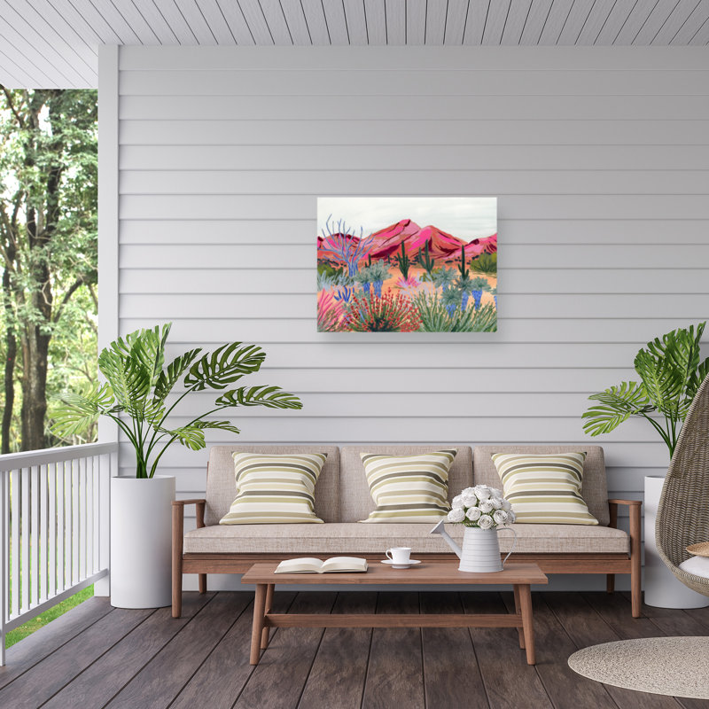 Sarah Gesek  Bright Desert Outdoor  Canvas, H 14 po x l 19 po