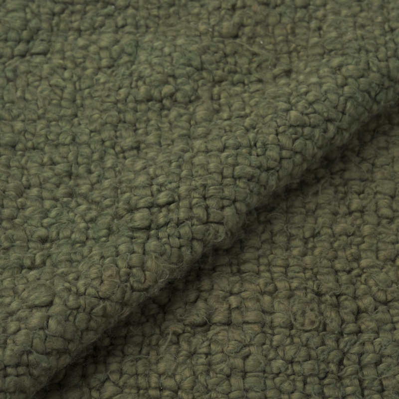 Jeté en coton Kambal Evergreen, Vert