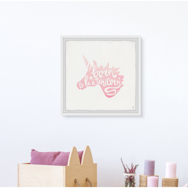 «Lovitt« Born to Be a Unicorn II », reproduction encadrée, H 24 po x l 24 po x P 1,5 po