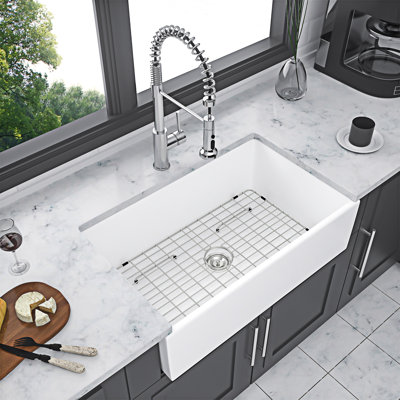 Farmhouse Kitchen Sink Single Bowl