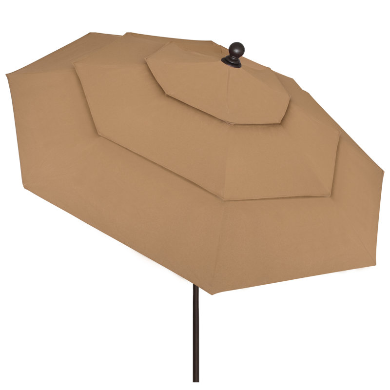 Parasol de marché 9 pi, Beige foncé