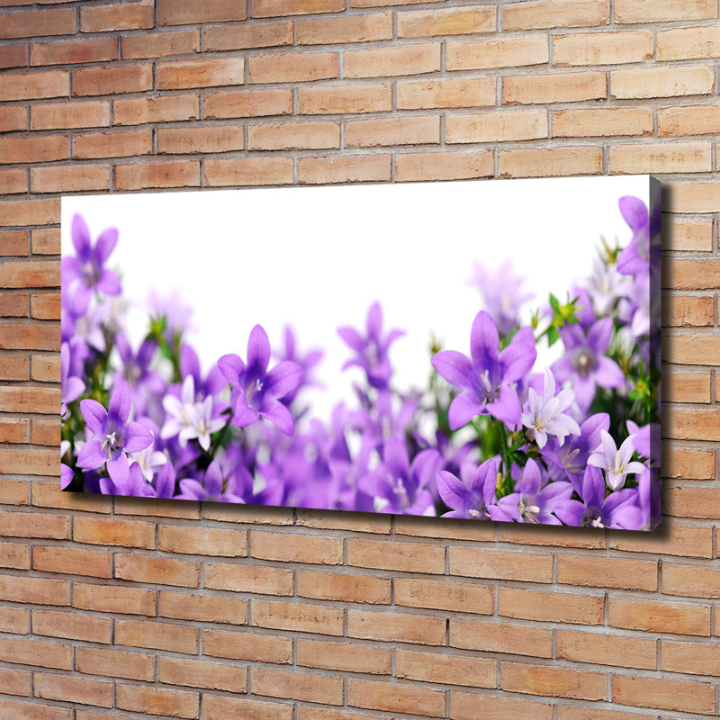Purple Bells - Wrapped Canvas Print