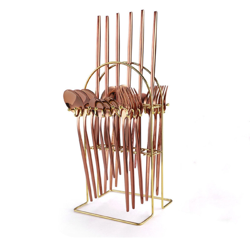 Ensemble de couverts Mercer41 Ismat, Or rose