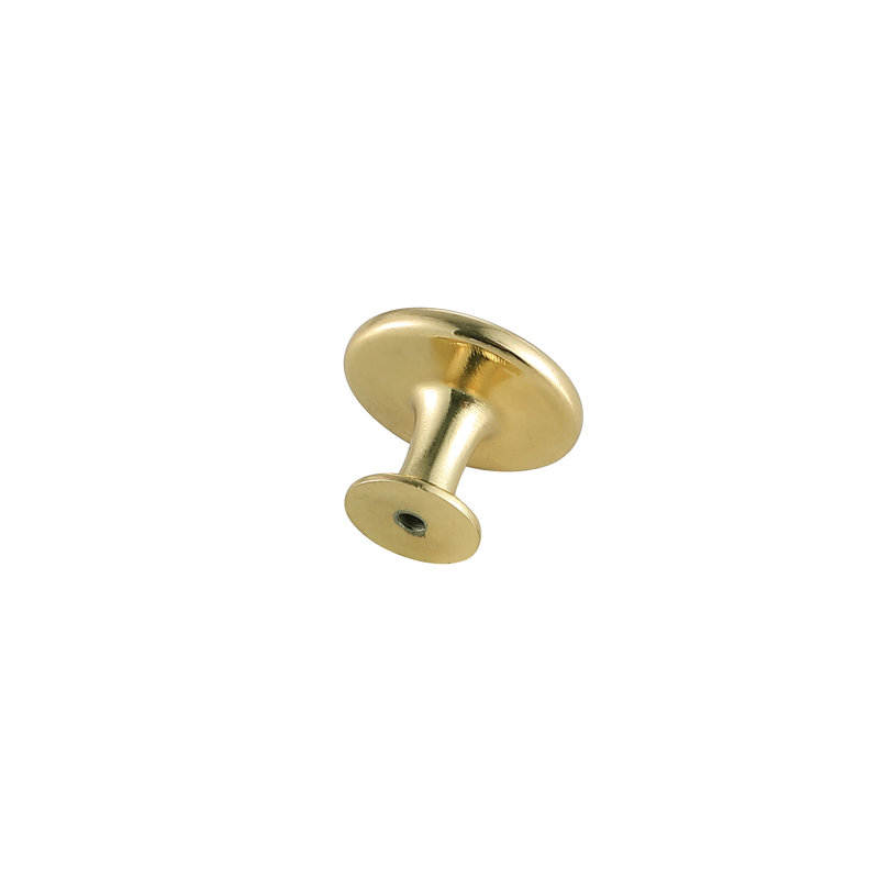 Poignée champignon Balabak de 1,3 po de diamètre, Or brossé