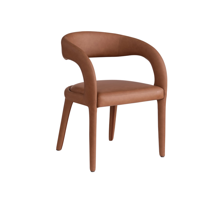 Chaise de salle à manger Jaidin, Cognac