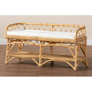 Cahl Rattan Bench