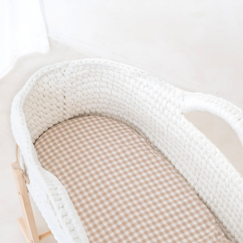 2 Pack Fitted Little Duckling Moses Basket Sheets - 74 x 30 cm