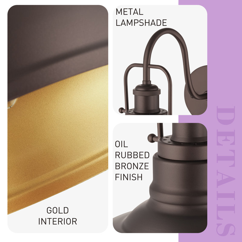 Idalene Bronze Wall Light