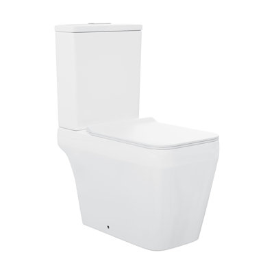 Rivoli Two-Piece Square Toilet Dual-Flush 1.1/1.6 Gpf