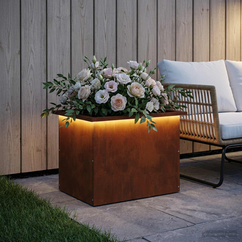 Planter Box, 40cm H x 40cm W x 60cm D, 1