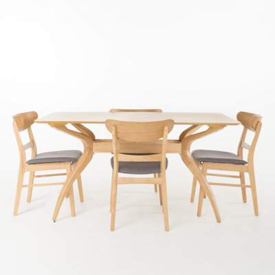 Arbel 4 - Person Four Leg Dining Set