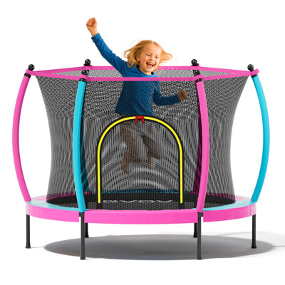 Trampoline pour enfants 55 po GVDV, mini trampoline pour tout-petits avec enceinte