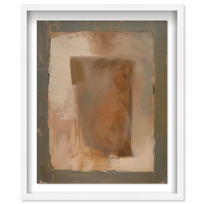 Molasses Muse Shadowbox Abstract Print by Oliver Gal, Black Frame, 16 x 20