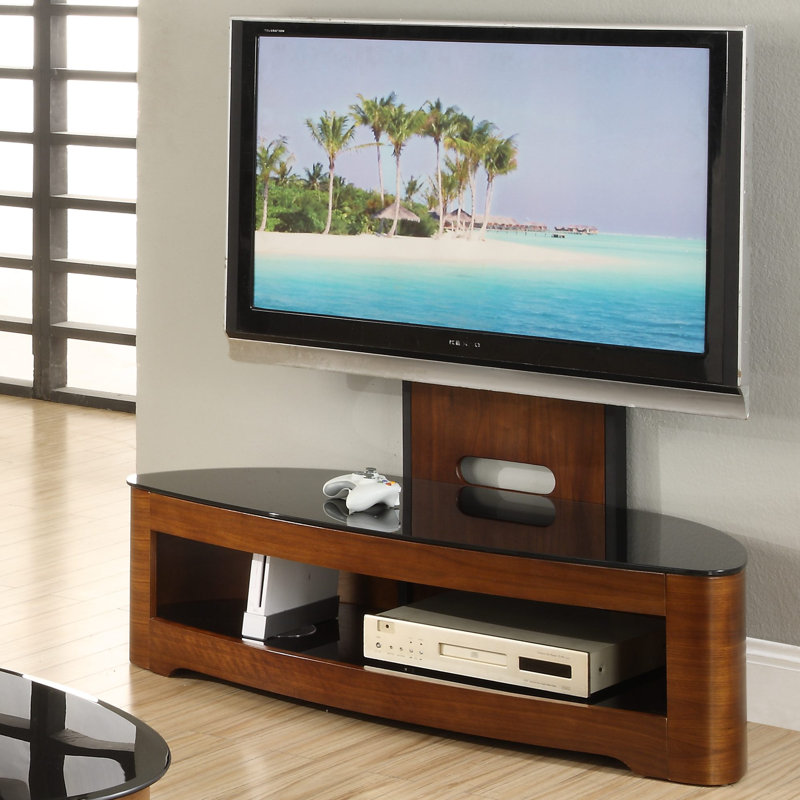 Sunterra Unfinished TV Stand for TVs up to 55", Walnut