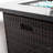 Outdoor Fire Table With Propane Gas, 30Inch, 40000Btu Heat Supply Capacity Efficiency, , Ceramic Tile Tabletop, Flame Adjustable, Rain Cover 30Inch Gas Pit Table, Output, -Colored Surface, Steel