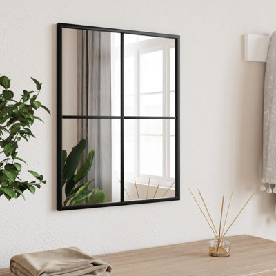 Mikayia Rectangular Metal Wall Mirror