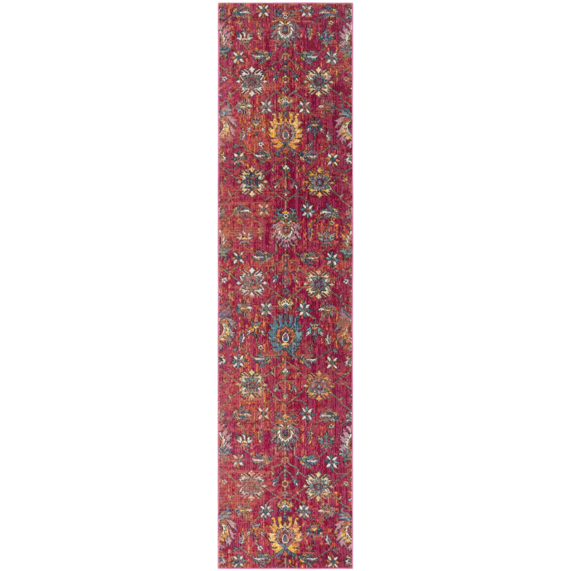 Merlot 100 Performance Southwestern Rug, Runner 2' x 8'