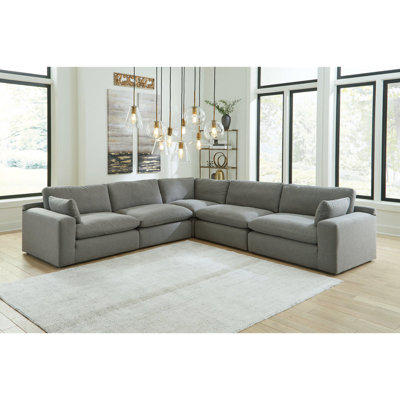 Nadirah Upholstered L-Shaped Sectional Reversible