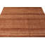 Tapis contemporain rouille foncé et rouille 7 x 9