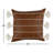 Cervos Striped Feather Reversible Throw Pillow