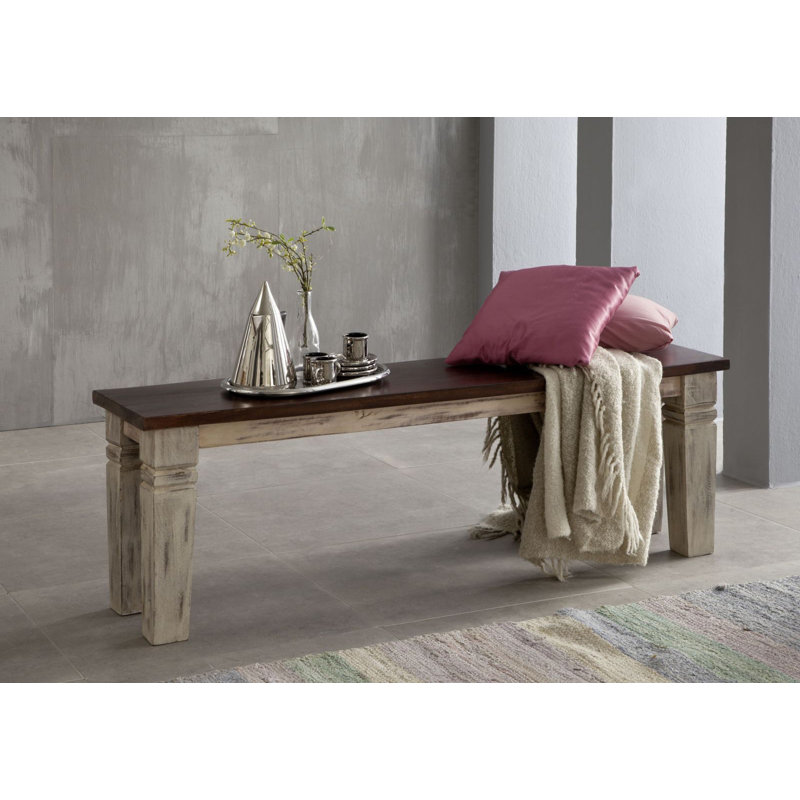 Castle-Antik Wood Bench, H45 x W160 x D35cm